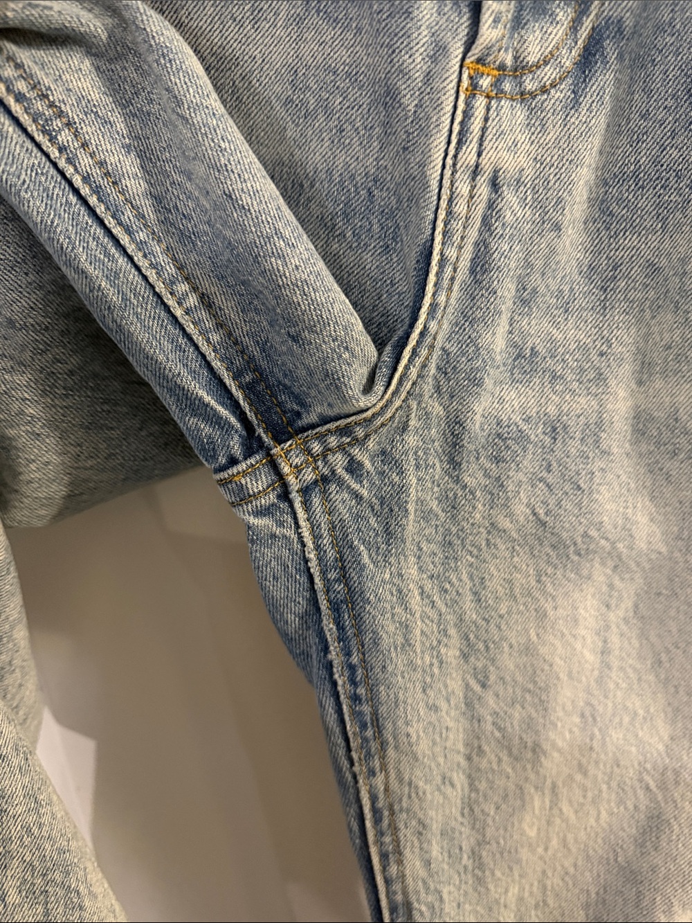 Aritzia Denim Forum Light Blue Distressed Women’s Jeans Organic Cotton - #100 - Picture 2 of 9
